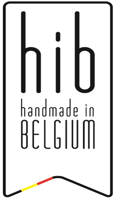 Handmade in Belgium label - hib label